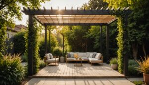 Pergola bioclimatique moderne à Cholet