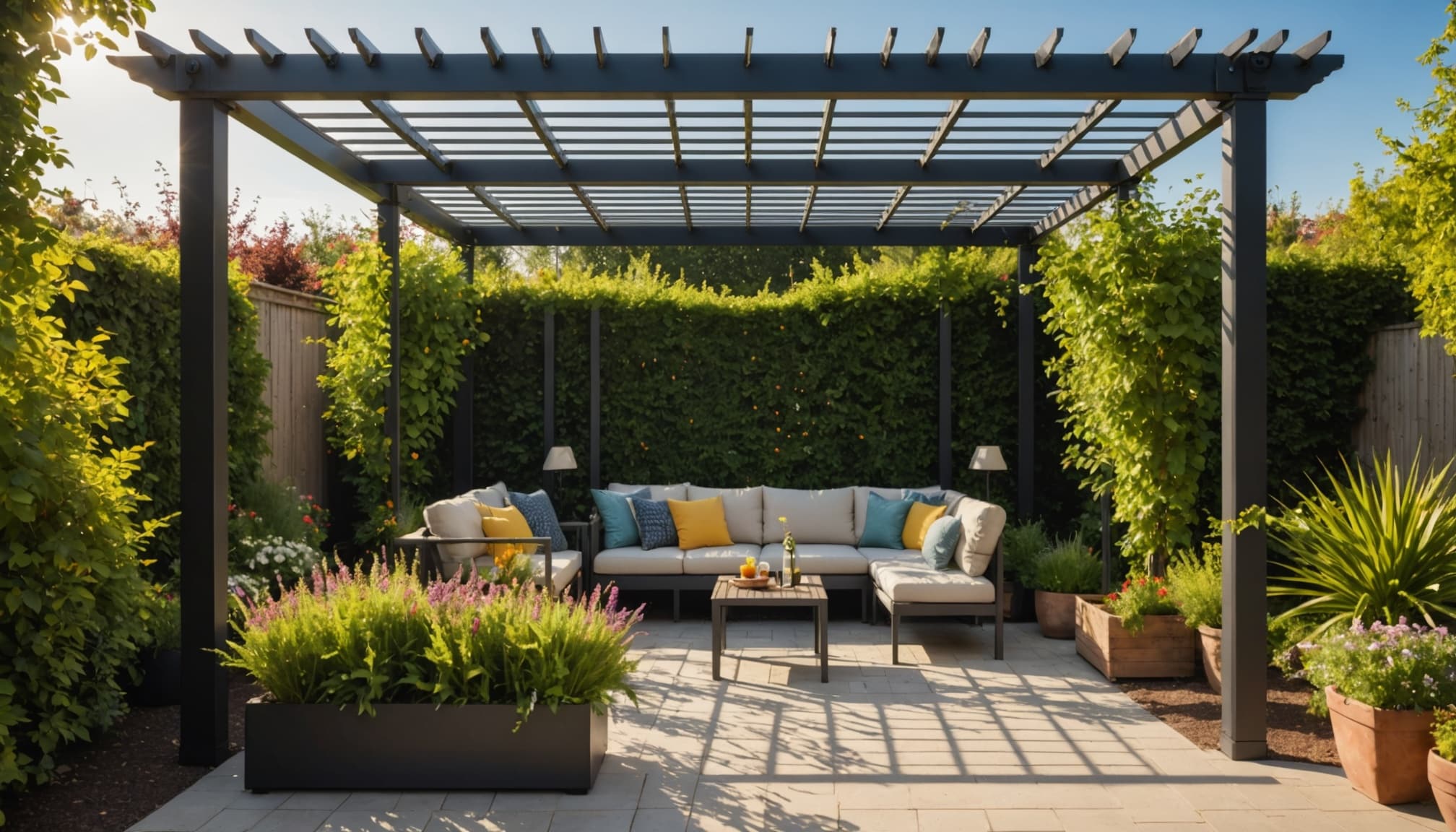 Pergola bioclimatique moderne à Cholet  
Meilleures adresses pour pergolas à Cholet